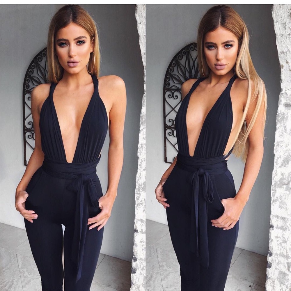 Black jumpsuit
